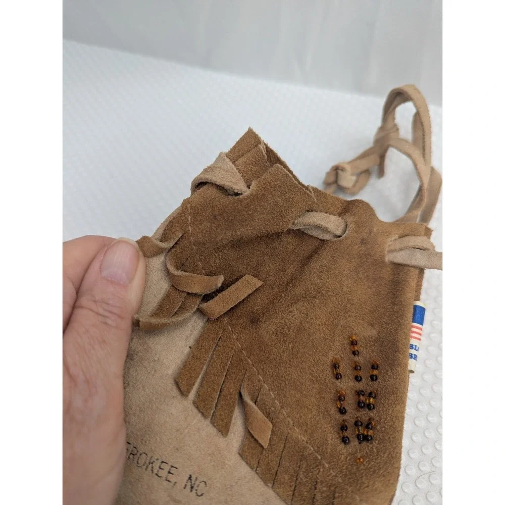 Bloom Brothers Suede Bag‎ 6 Inch USA Cherokee NC